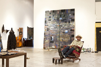 Radcliffe Bailey in his Studio